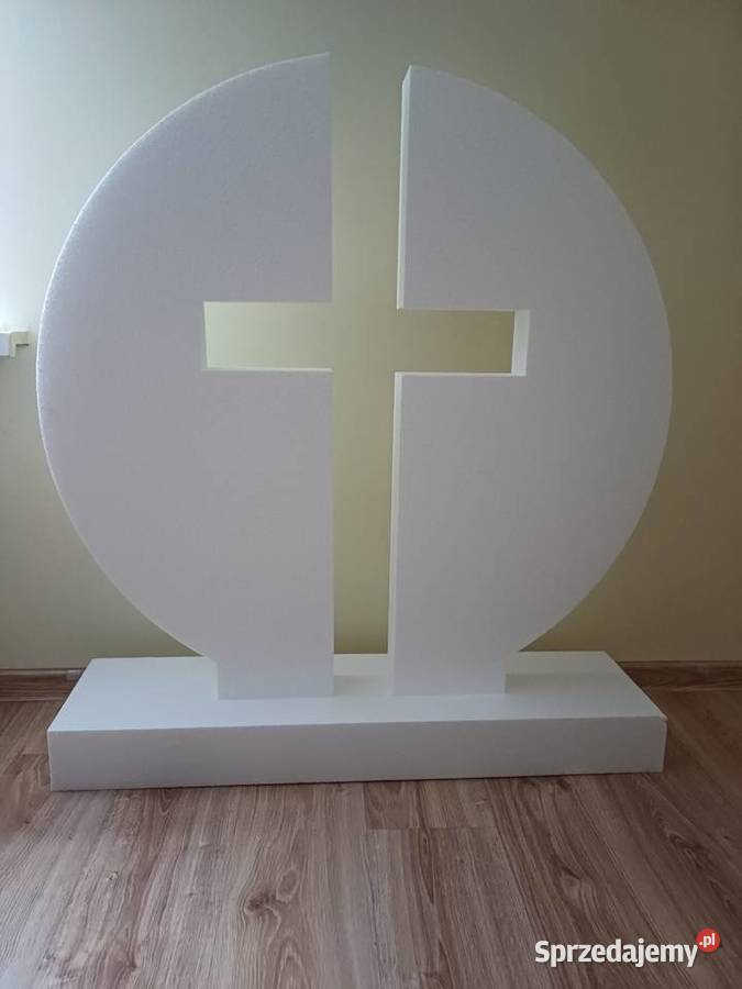 Krzyż w kole dekoracja Wielkanoc Grób Pański Pozostałe wielkopolskie Dobrzyca