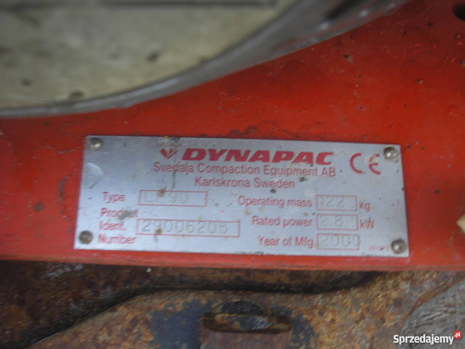 ZAGESZCZARKA DYNAPAC 125140 DIESEL HATZ 1B20 Namysłów