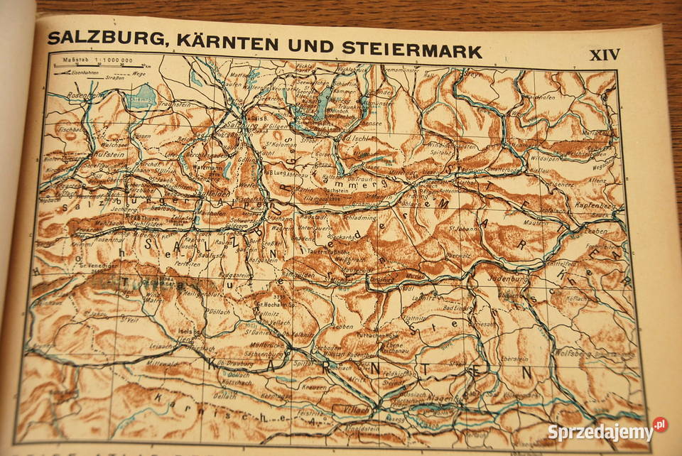ReiseAtlas 1933 stary atlas podróżniczy Warszawa