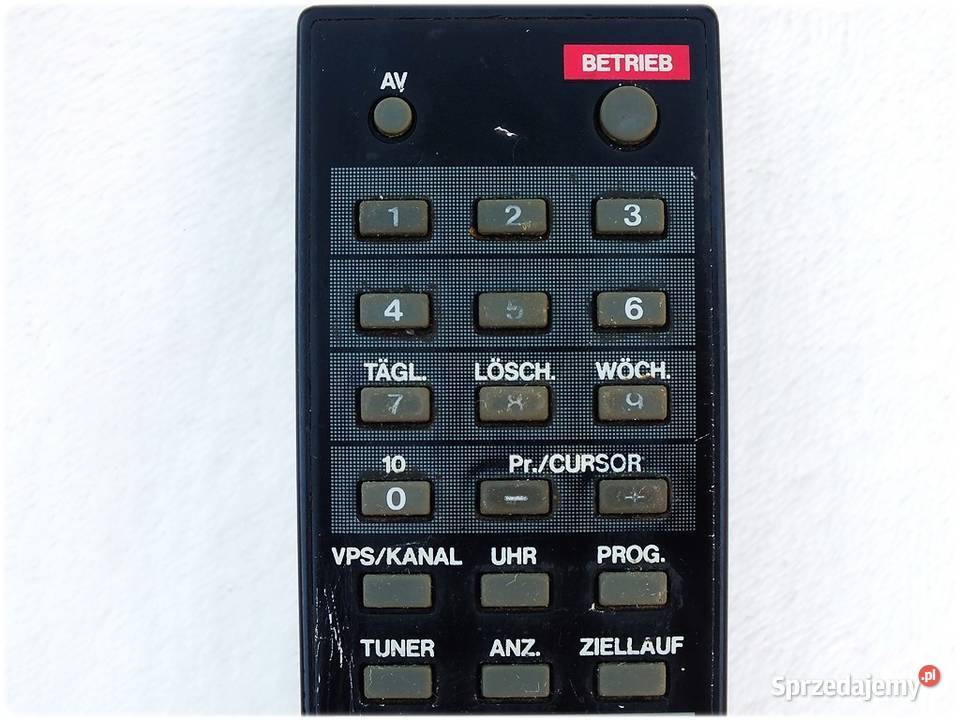 Pilot TOSHIBA VT12 do magnetowidów VHS ORYGINAŁ Żary