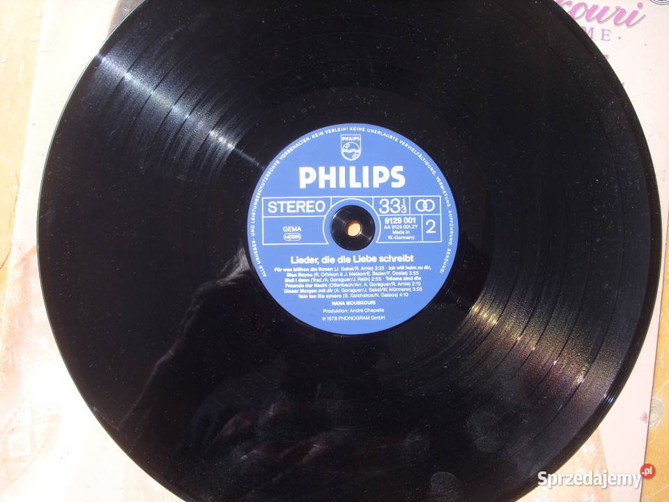 Winyl LP Pop NANA MOUSKEORILIDER DIE LIEBE 1978 Wołów