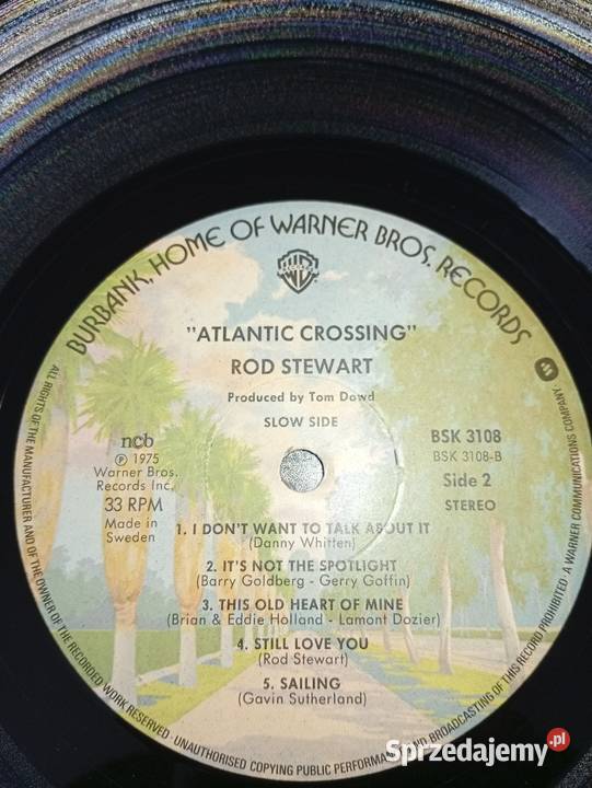 Rod Steward Atlantic Crossing Płyty i kasety Rumia sprzedam