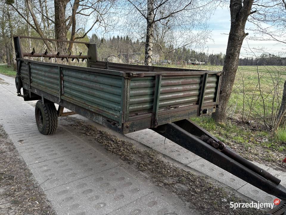 Rozrzutnik obornika jednoosiowy 35T nieuszkodzony Górowo Iławeckie