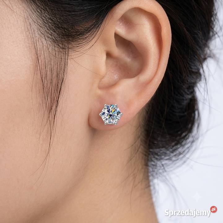 Kolczyki Moissanite Bolesławiec sprzedam