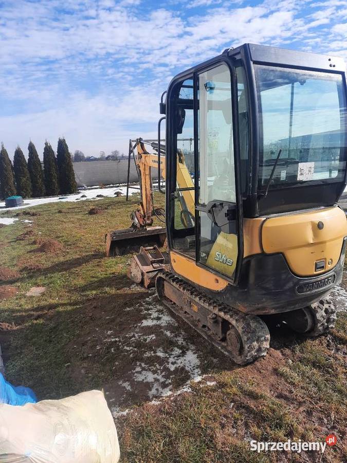 Minikoparka yanmar sv16 małopolskie Wysocice