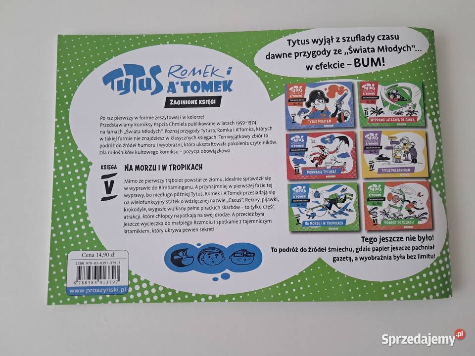 Książkikomiksy Tytus Zaginione księgi H J Kraków