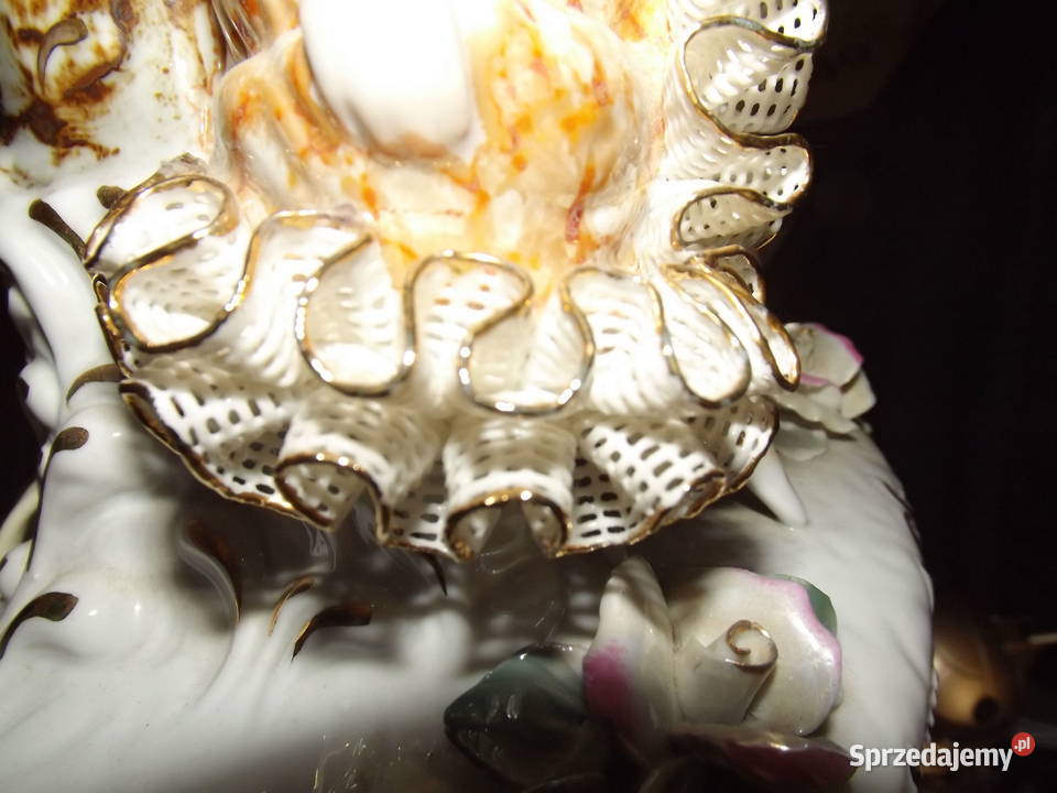 Lampa Porcelanowa Rumunia z PRL Szczytno