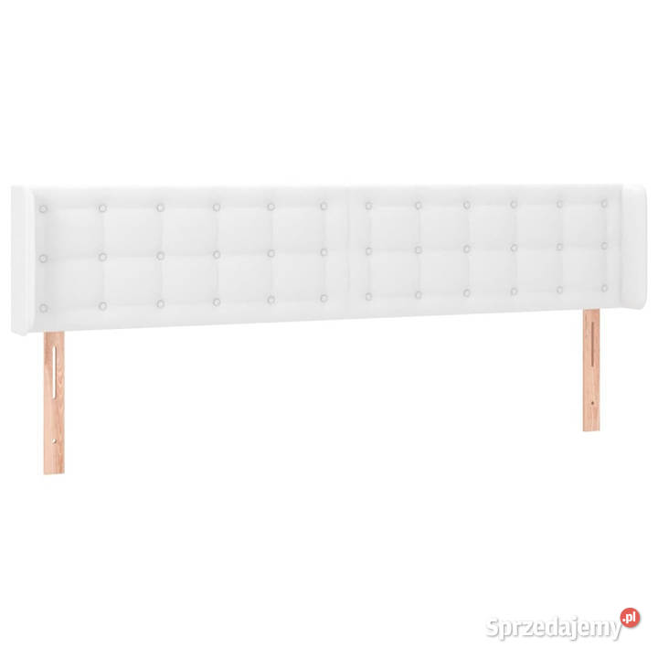Zagłówek do łóżka z LED biały 163x16x7888 Warszawa