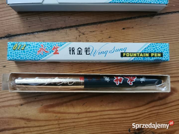 Chińskie pióra wieczne PRL nowe dziewicze pomorskie Lębork