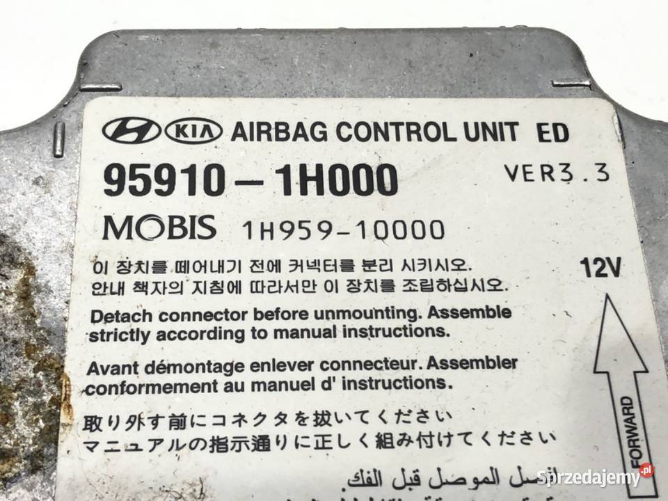 SENSOR AIRBAG KIA CEED 959101H000 0712 CZUJNIK podkarpackie