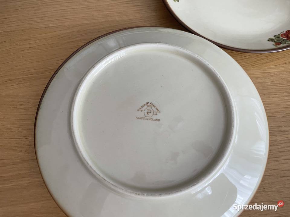Porcelit Pruszków talerz płaski Pruszcz Gdański