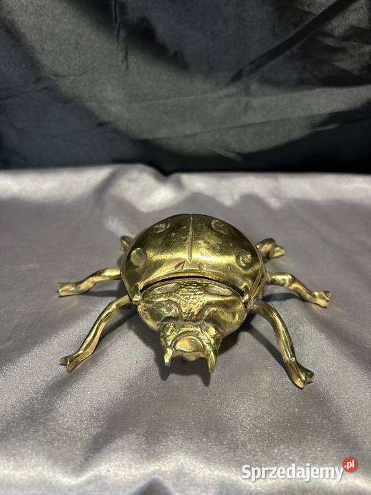 Biedronka z mosiądzu popielniczka Kozy sprzedam