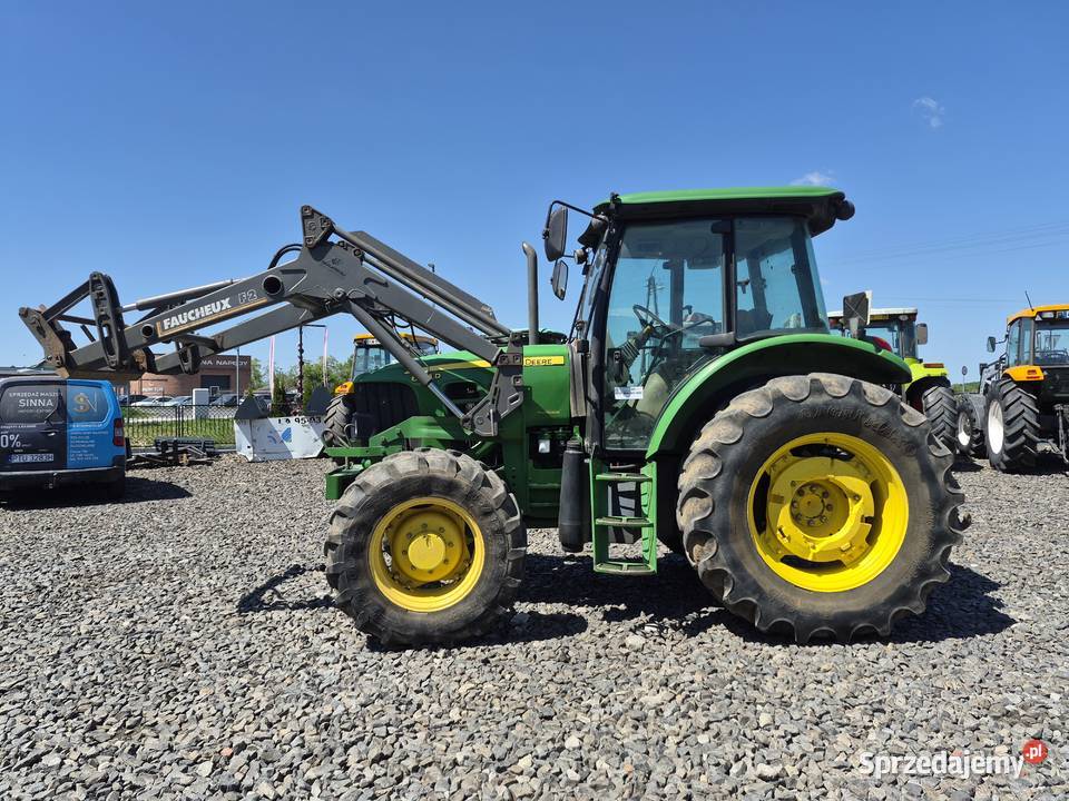 Traktor John Deere 6100D z ładowaczem Faucheux Turek sprzedam
