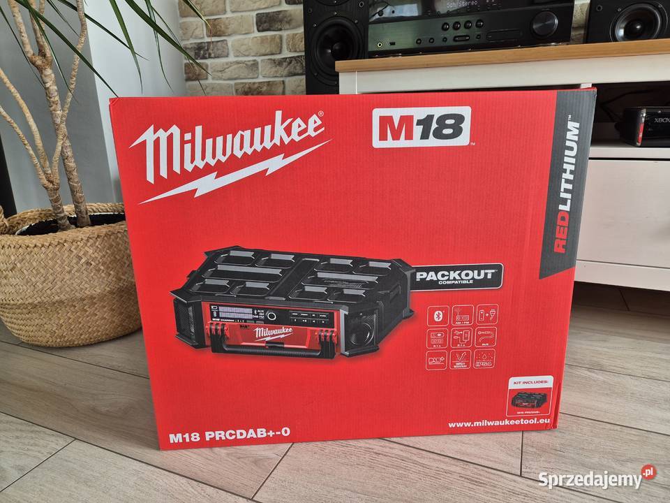 Milwaukee M18 PRCDAB0 Radio budowlane stacja Audio Lublin