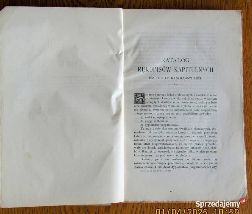 Archiwum do dziejów literatury i oświaty tom III Bychawka Trzecia