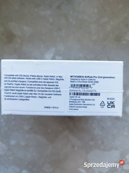 Słuchawki bezprzewodowe AirPods Pro 2 generacja podlaskie Białystok