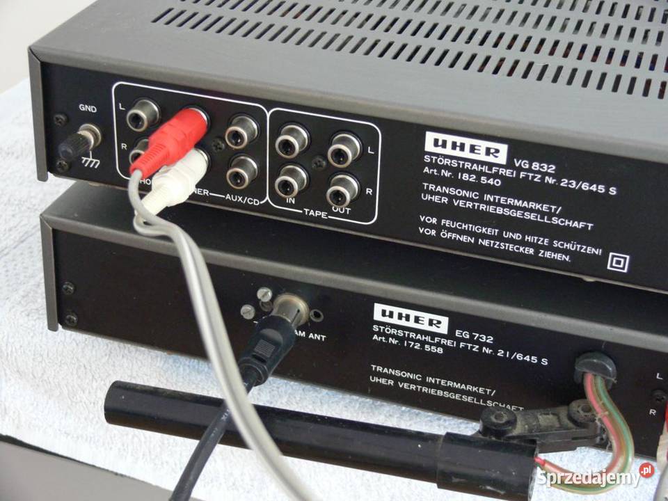 Zestaw audio UHER Vintage WYSYŁKA Jasło