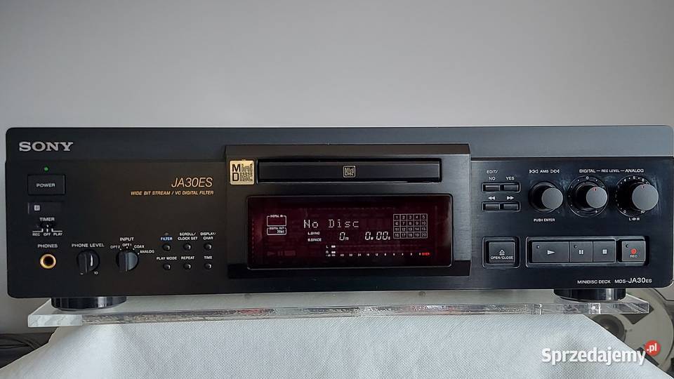 Nagrywarka minidisc Sony MDS JA30ES mazowieckie Warszawa