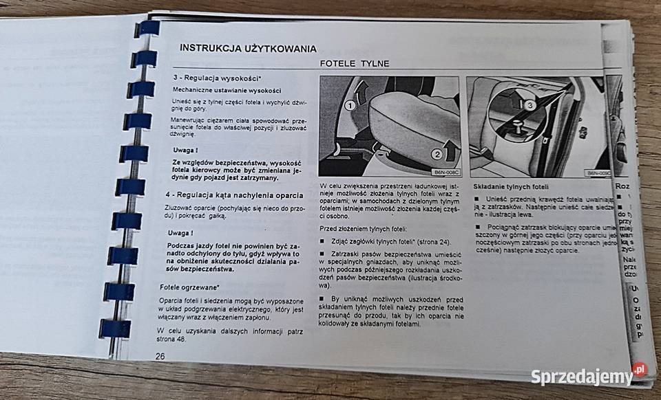 Instrukcja obsługi Seat Ibiza 1994 r Ostrów Wielkopolski