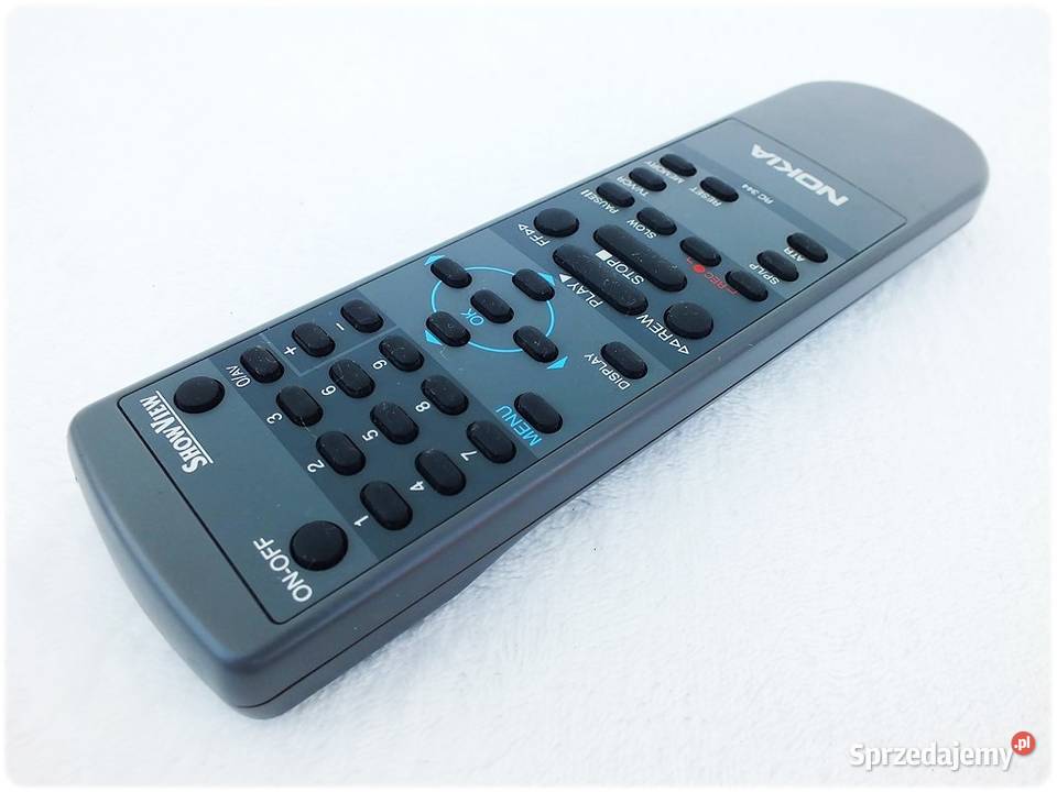 Pilot NOKIA RC344 ShowView do magnetowidów VHS Piloty Żary