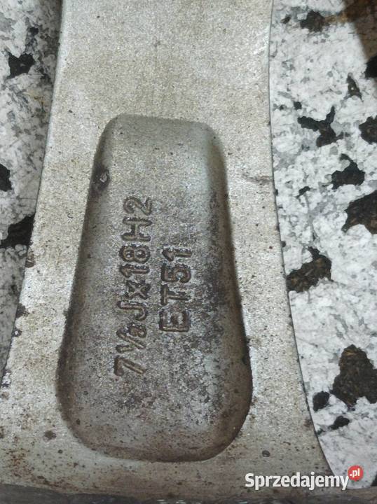 FELGA ALUMINIOWA R18 5X112 ET51 OC57MM 75JX18H2 Opony i felgi sprzedam