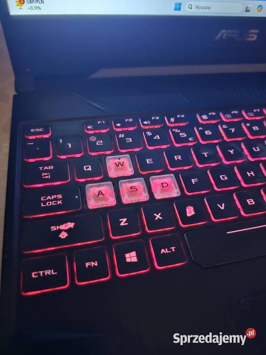 Laptop Asus TUF Gaming Ryzen 7 8x4GHz GTX 120Hz Gorlice