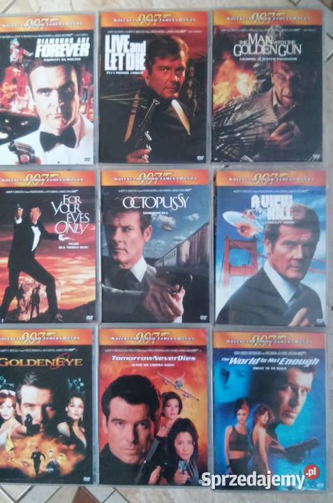James Bond kolekcja 20 płyt DVD Koszalin