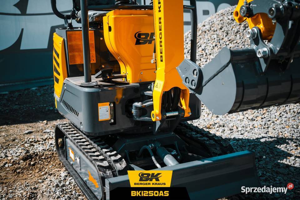 Mini Koparka Berger Kraus BK1250AS silnik KUBOTA Nowy Sącz