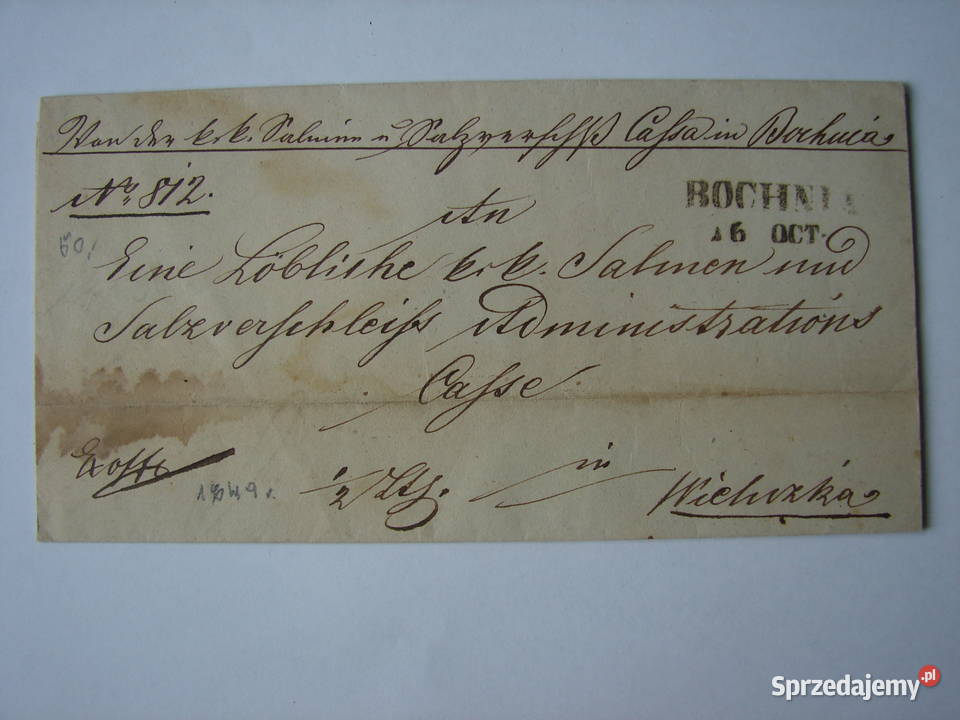Bochnia Wieliczka 1849 kopalnia soli Salin mazowieckie Warszawa