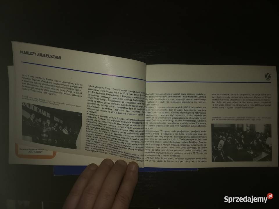 Książki Fabryka WSK Kalisz sprzedam