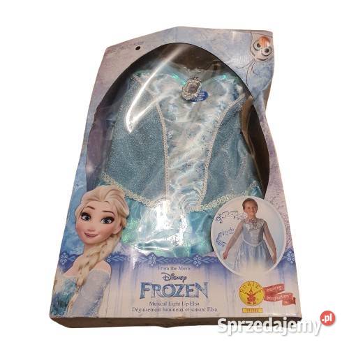 strój frozen elza 78 lat 122 kostium suknia Częstochowa