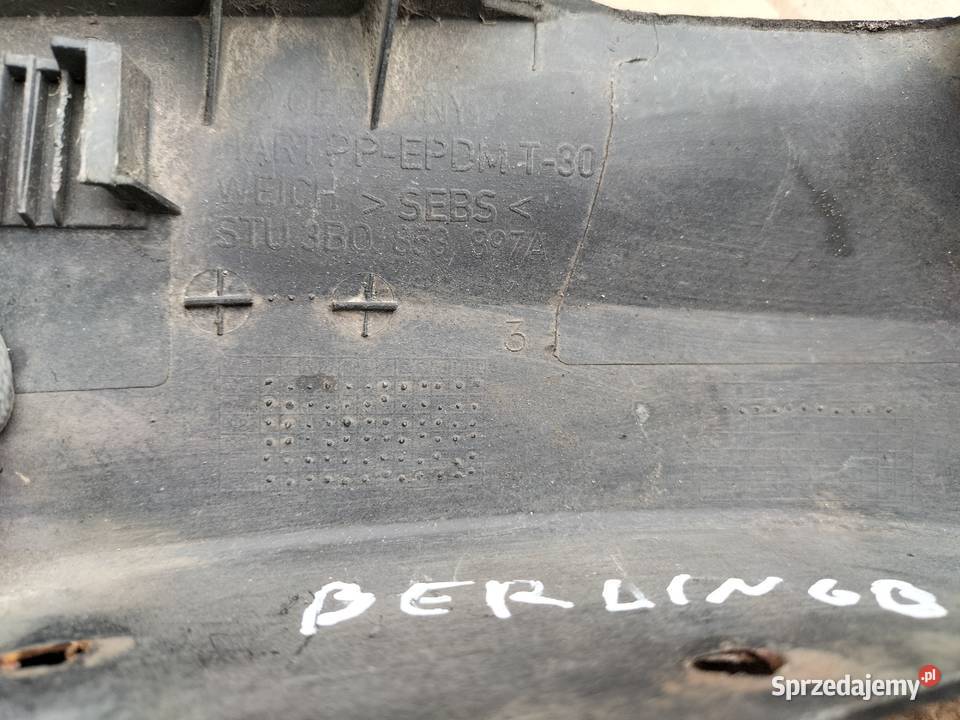 ZAŚLEPKA PROGU TYŁ VW PASSAT b5 fl osobowe Kamień-Kolonia