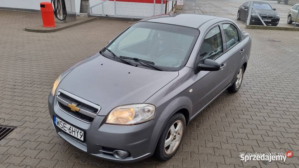 Chevrolet aveo 2008r 14 benzyna gaz klimatyzacja Sierpc sprzedam