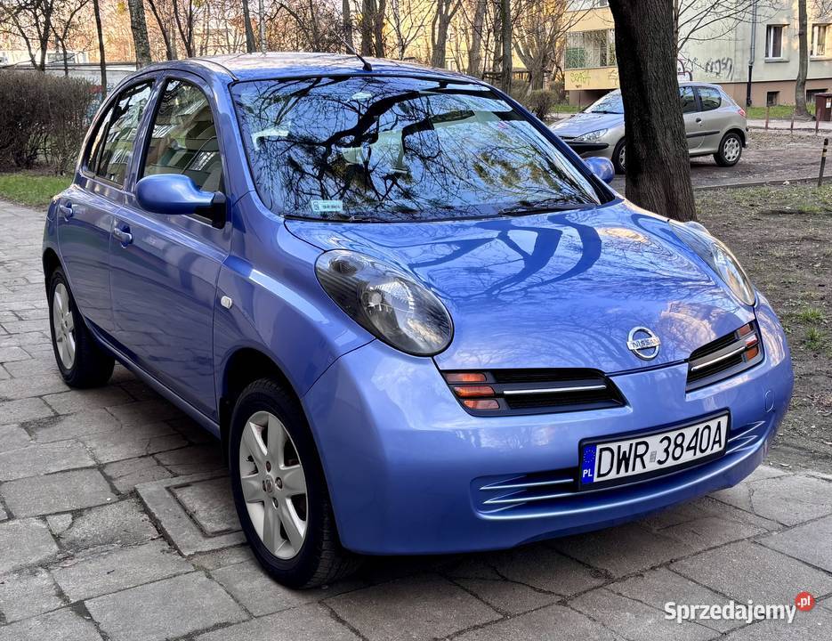 Śliczny nissan micra 2005 14 climatronic keyless Wrocław