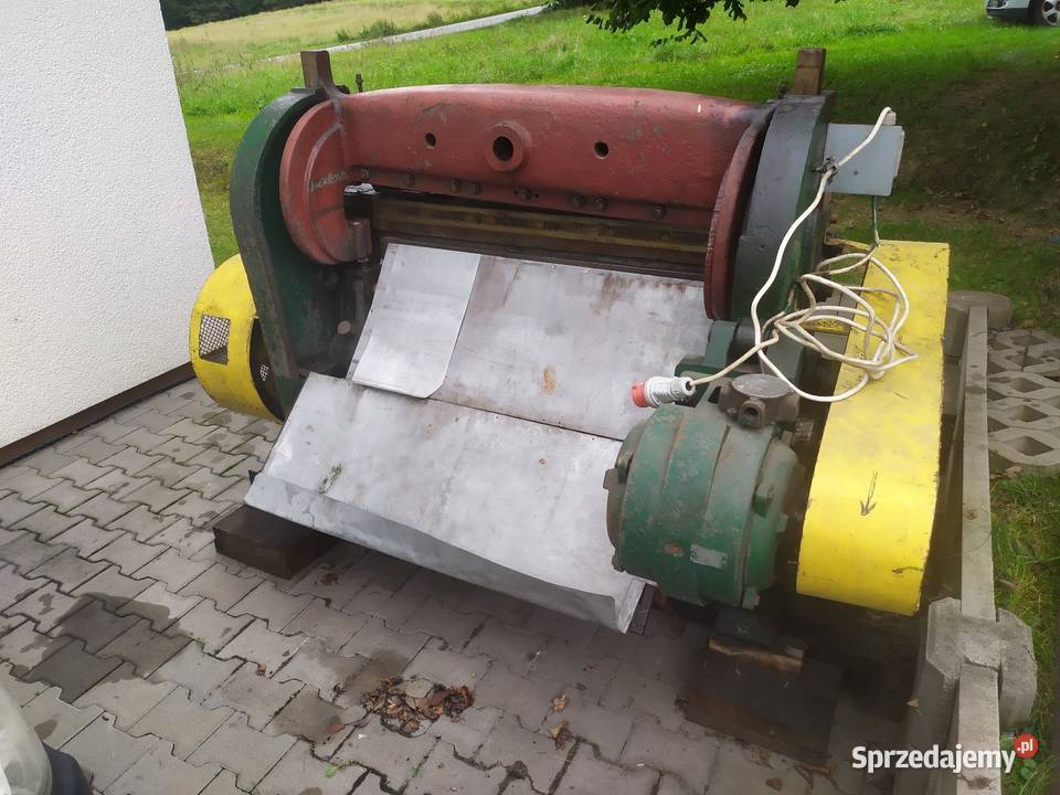 Gilotyna do blachy małopolskie Rożnowice