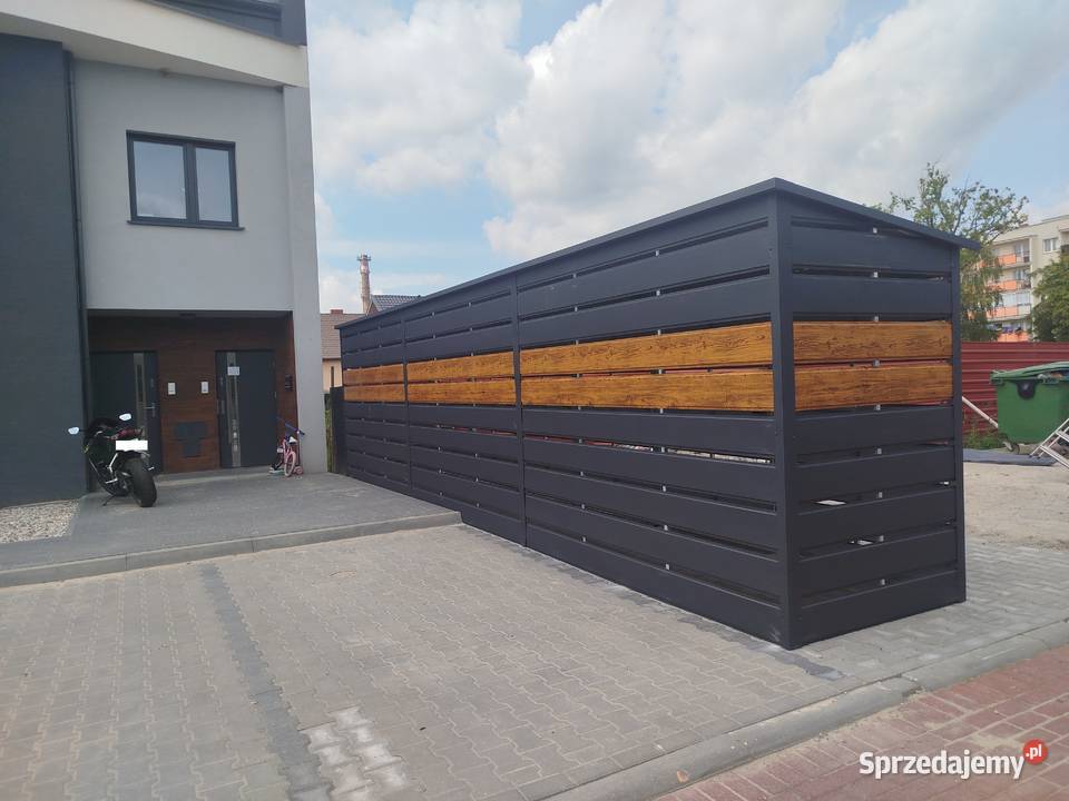 Wiata Śmietnikowa 1x1 MAGAZYN WIATKA Schowek Łódź