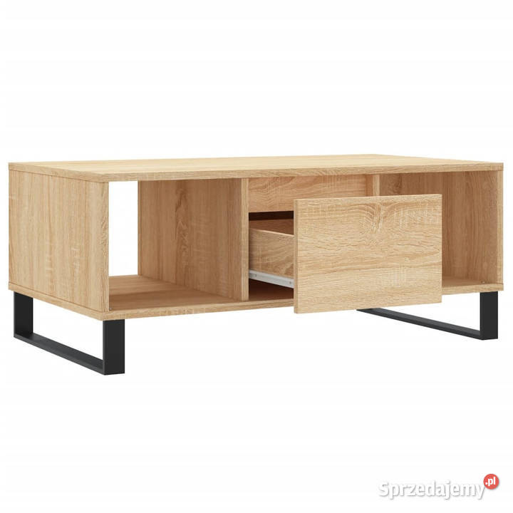 Stolik kawowy dąb sonoma 90x50x365 materiał Warszawa
