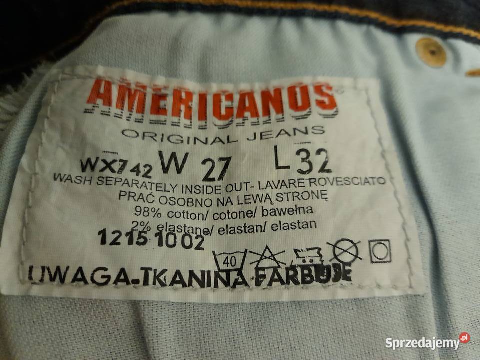 Spodnie nowe Americanos mazowieckie Wołomin sprzedam