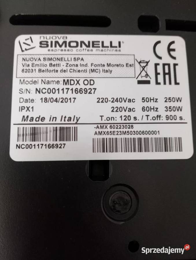 Młynek do kawy Nuova Simonelli MDX dolnośląskie Wrocław