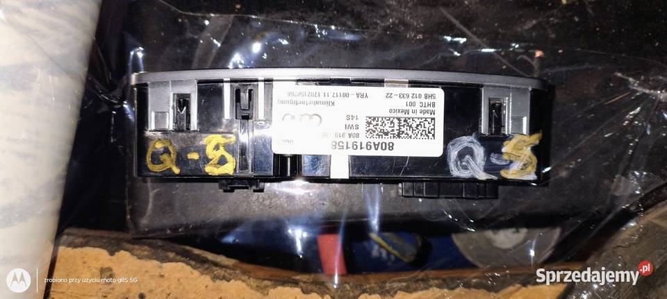 Tylny panel klimatyzacji Audi Q5 80A osobowe Lubin