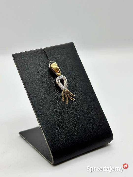 Nowa złota zawieszka pr 585 082g złoto warmińsko-mazurskie