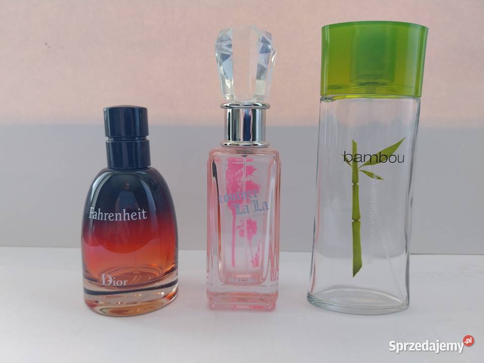 Puste opakowania oryginalnych perfumach sprzedam