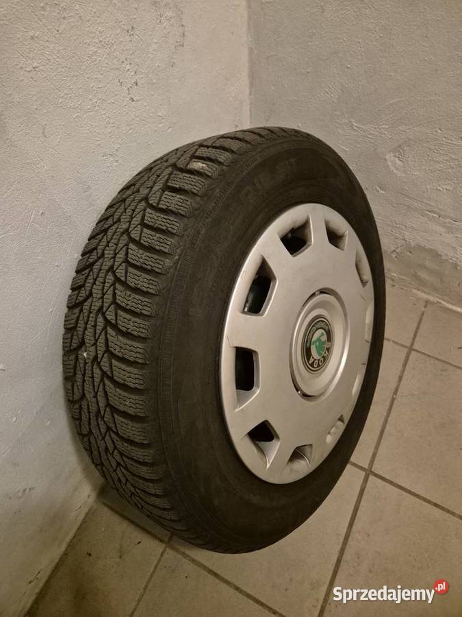 4x koła opony felgi Nokian 19565 R15 skoda