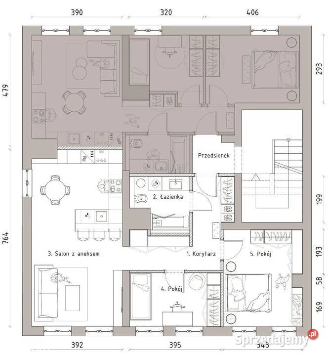 Dwa mieszkania Reszel Stare Miasto 95m2 100 m2