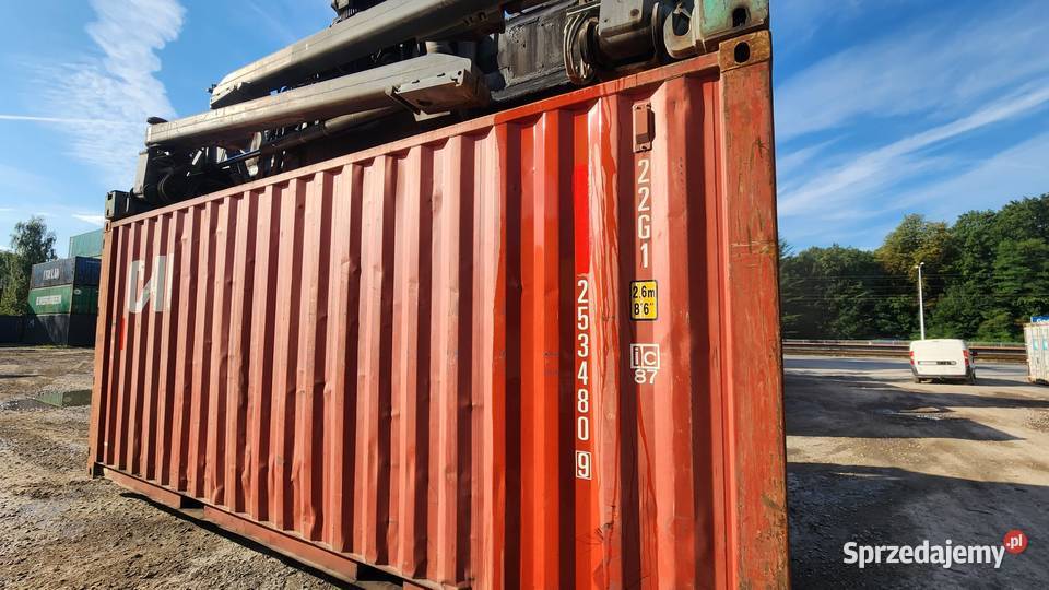 Kontener morski magazynowy 20DV 6 metrowy mazowieckie Warszawa
