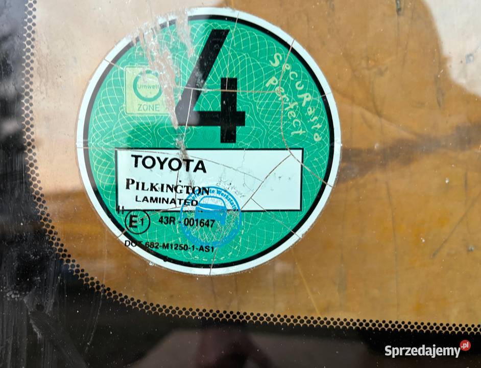 SZYBA PRZEDNIA ORYGINALNA FABRYCZNA TOYOTA Przednie Radom