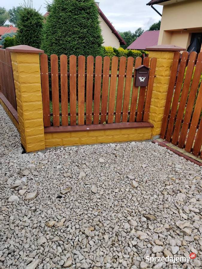Drewniane SZTACHETY olchowe szlifowane Architektura ogrodowa Rzeszów sprzedam