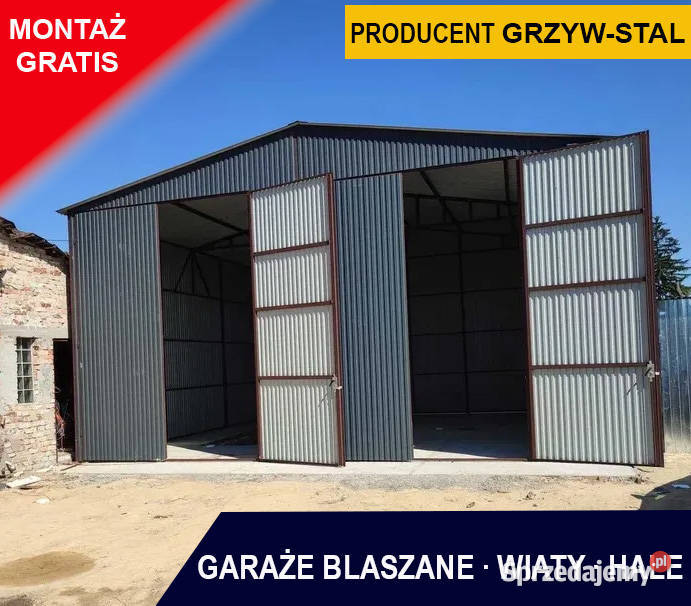 Garaż Blaszany 11x10m Wiata Hala Magazyn
