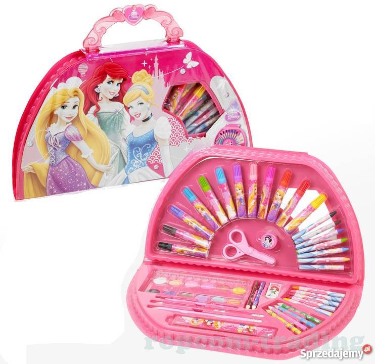 Zestaw Plastyczny Kredki Farbki Flamastry DISNEY