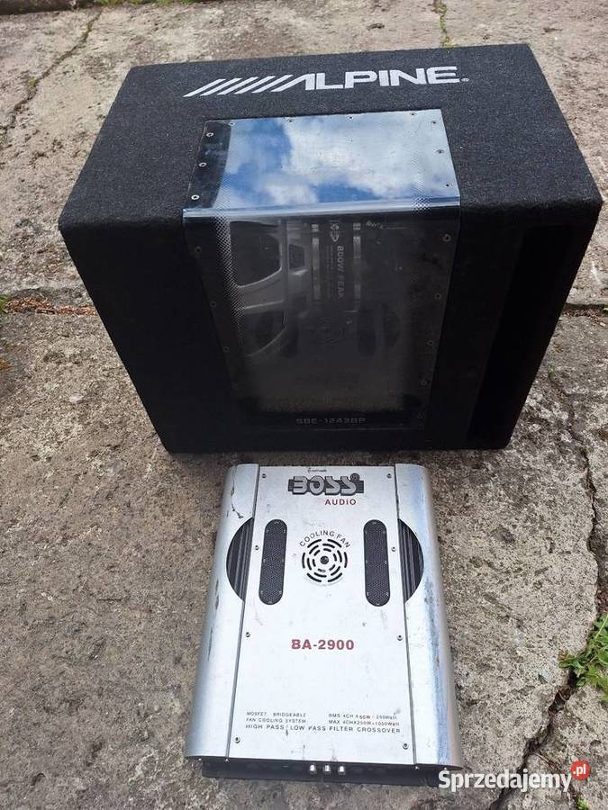 Subwoofer Alpinewzmacniacz Boss Gołdap